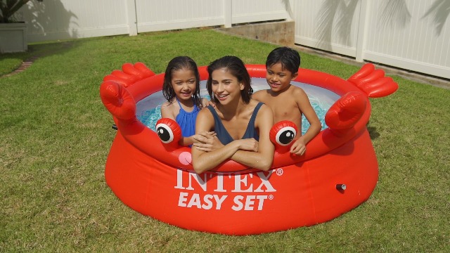 Amazon.com: INTEX 26100EH Happy Crab Easy Set Inflatable Pool: 6ft